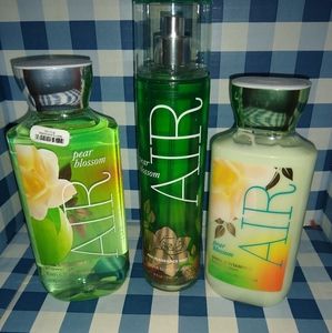 Bath and Body Works Air (Pear Blossom) Set